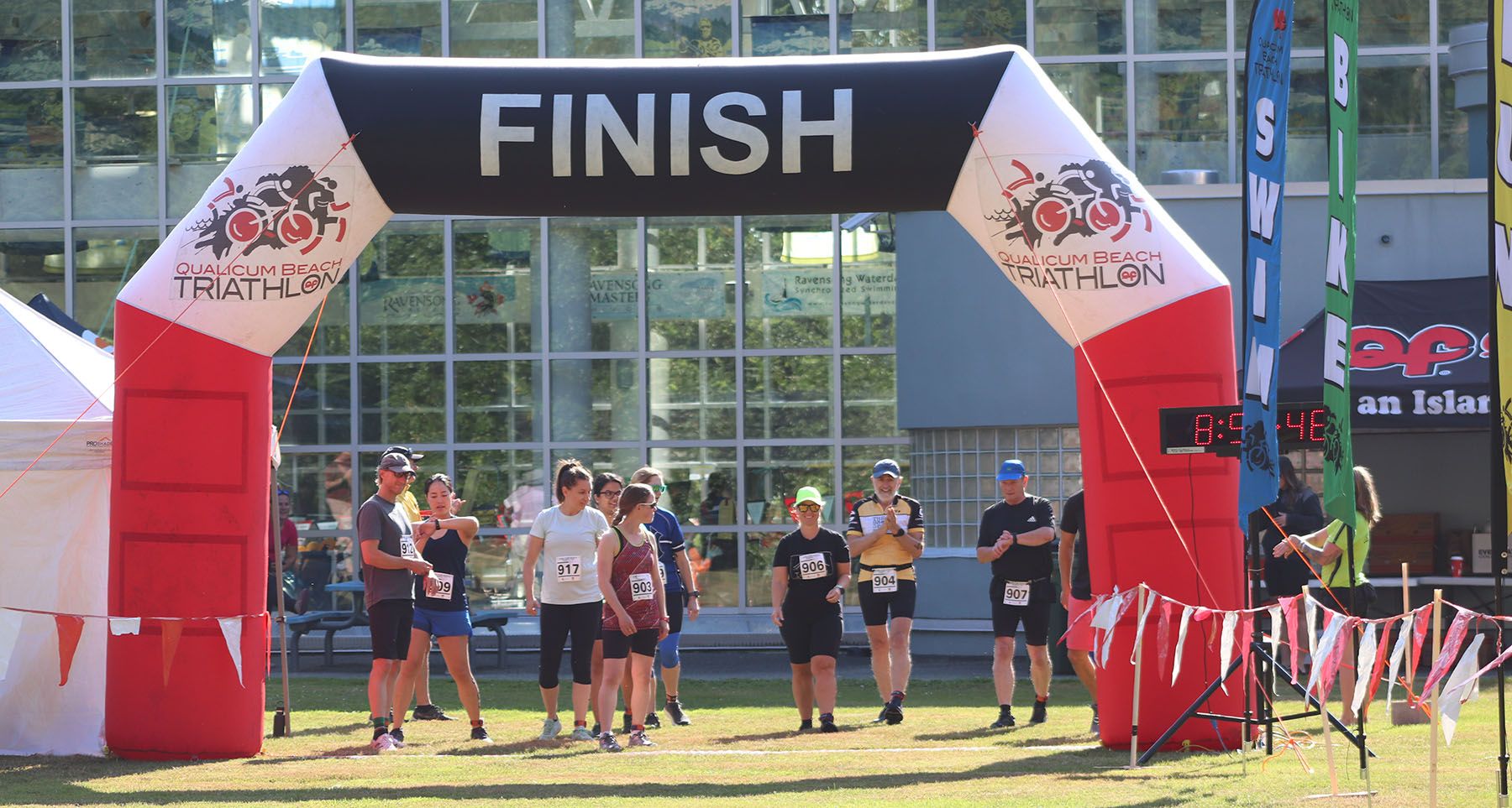 Qualicum Beach Triathlon Finish image