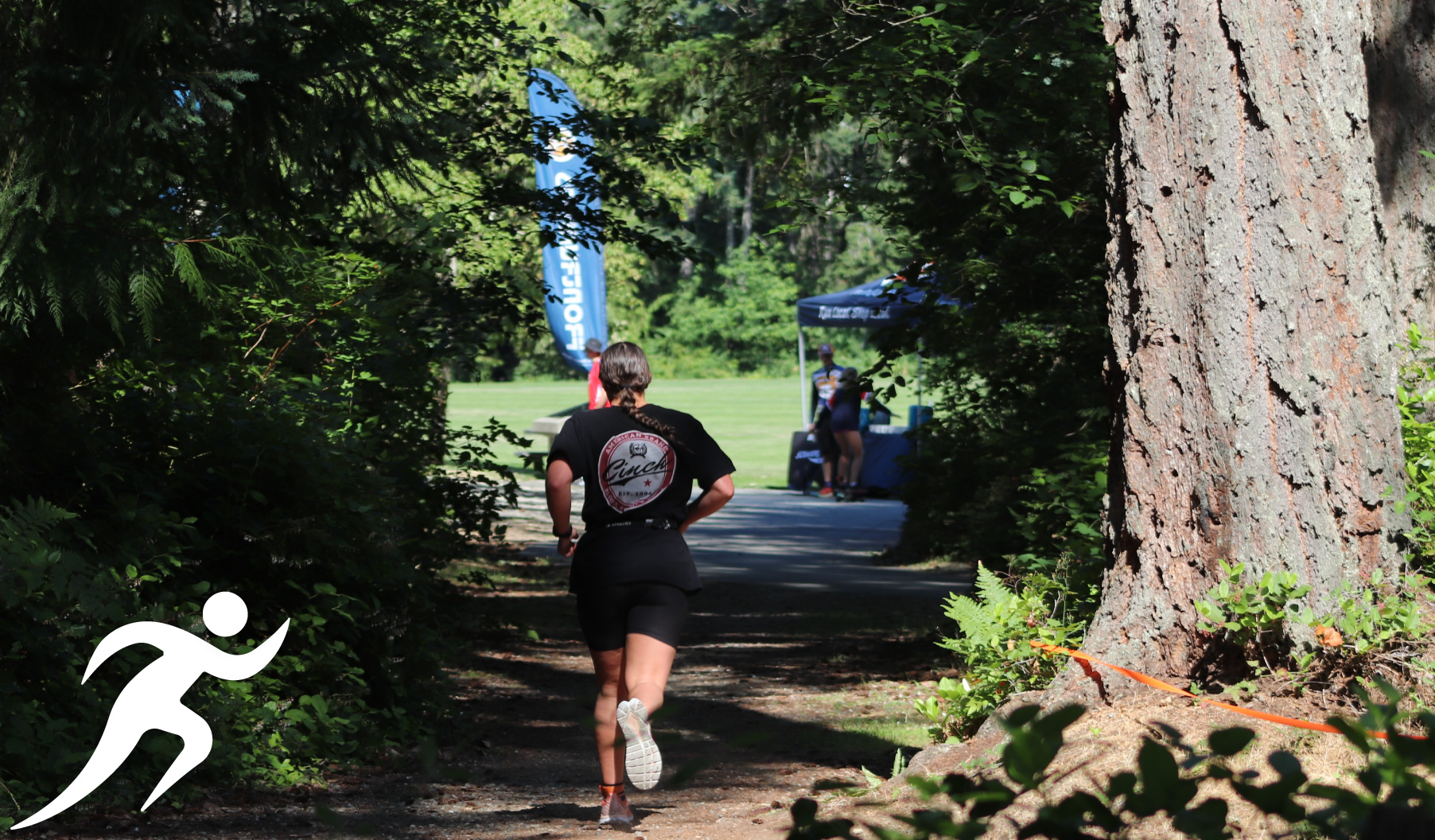 Qualicum Beach Triathlon running image